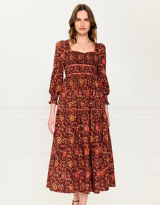 Pink City Prints Jakarta Floral Rachel Dress