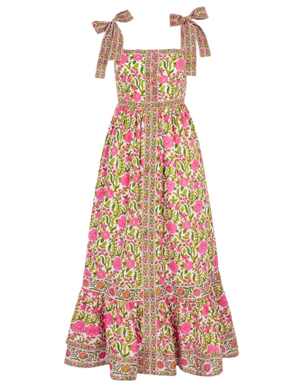 Pink City Prints Lime Fields Corfu Dress