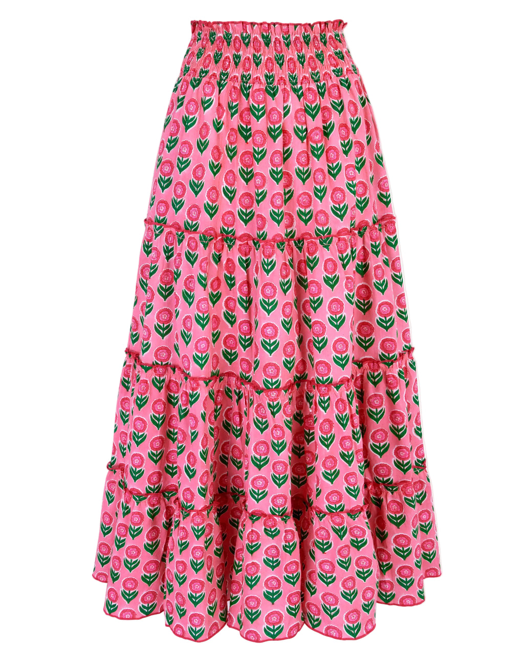 Pink City Prints Marigold Blush Rah Rah Skirt