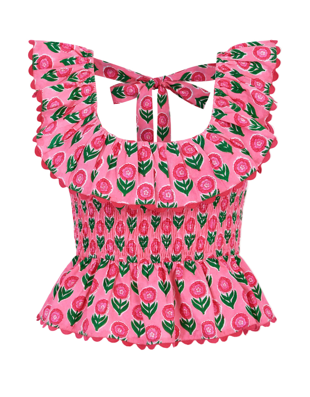 Pink City Prints Marigold Blush Susie Top