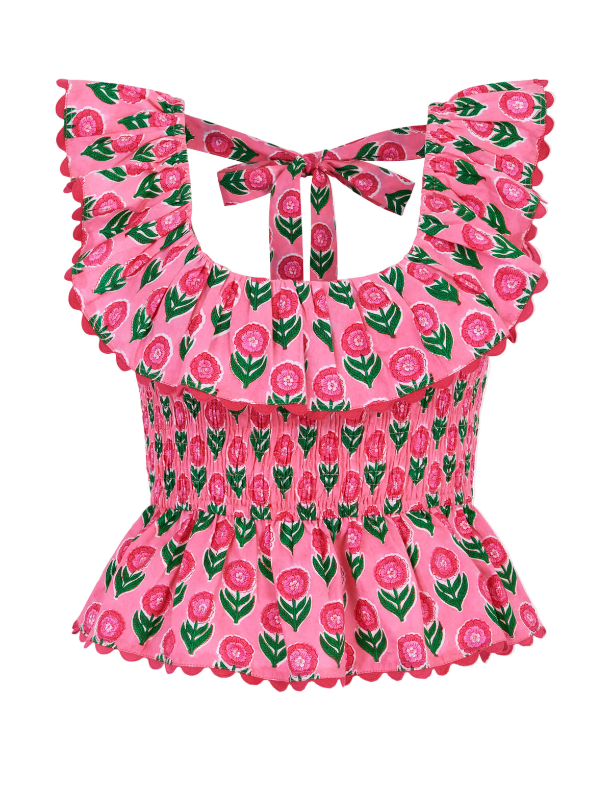 Pink City Prints Marigold Blush Susie Top