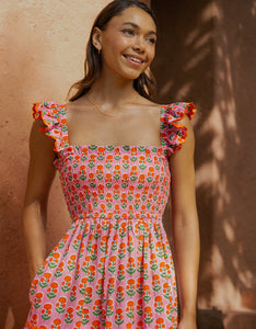 Pink City Prints Marigold Buta Jessica Dress