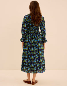 Pink City Prints Midnight Bouquet Laurel Dress