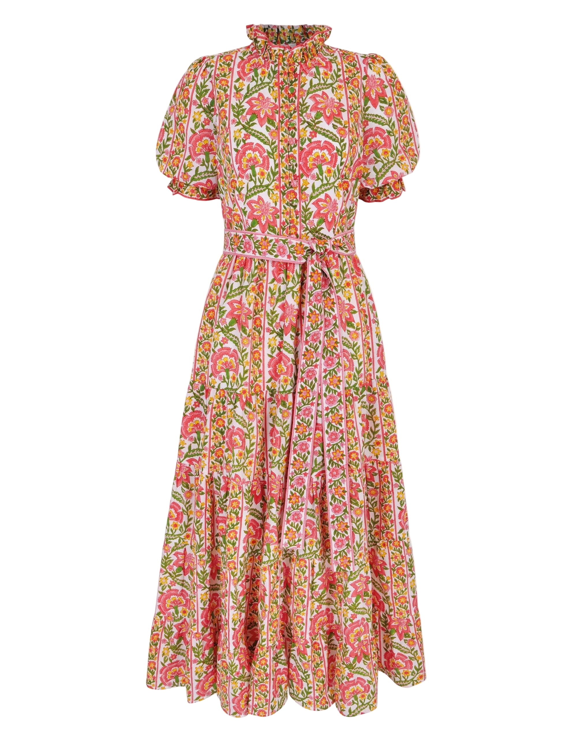 Pink City Prints Moghul Border Matilda Dress