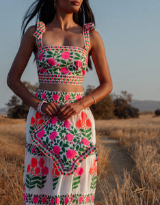 Pink City Prints Neon Border Lara Top