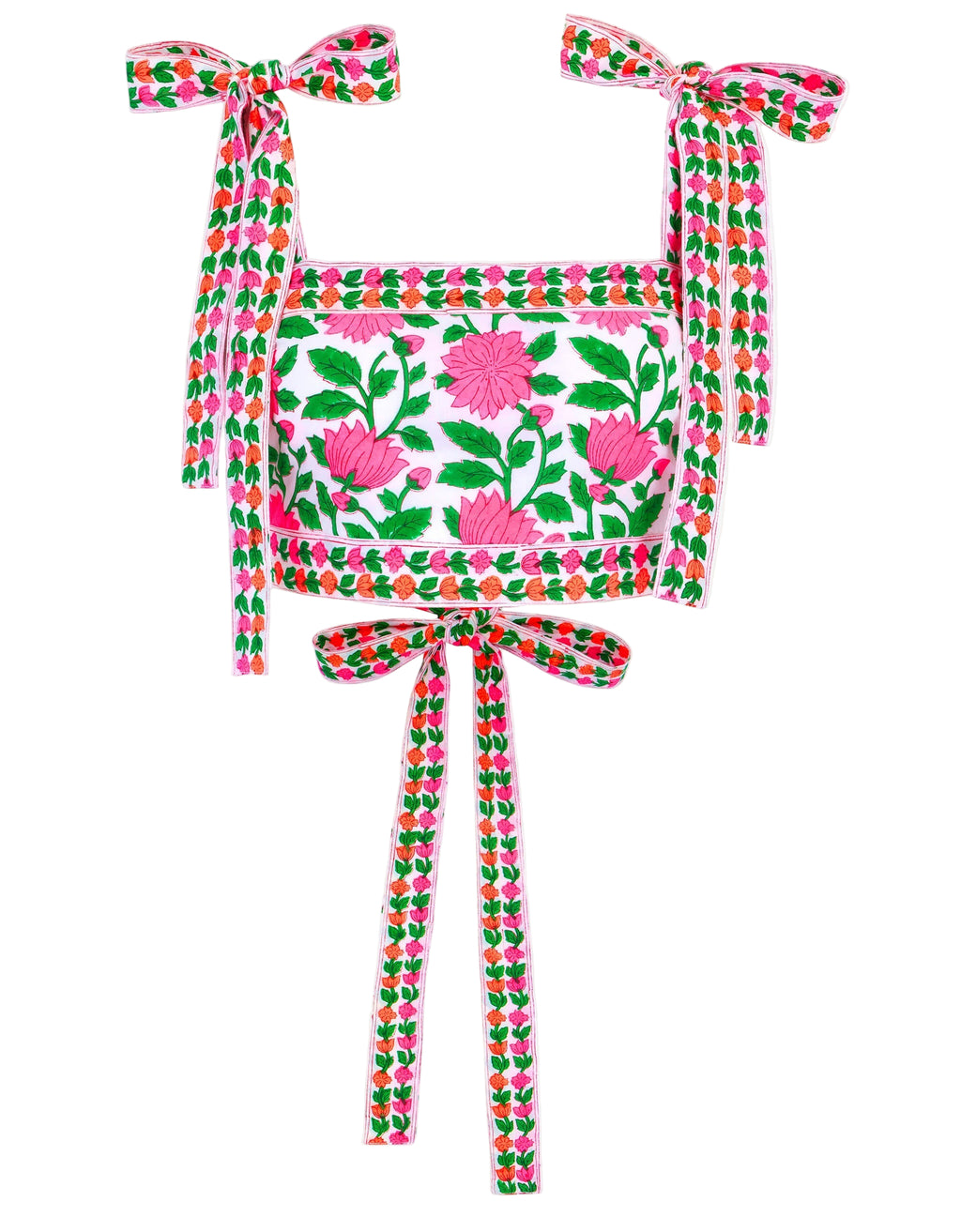 Pink City Prints Neon Border Lara Top