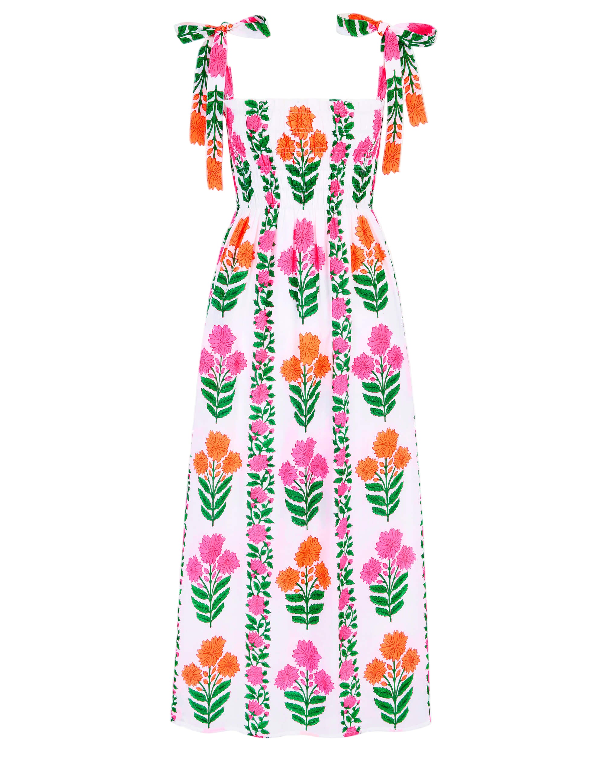 Pink City Prints Neon Border Martina Dress