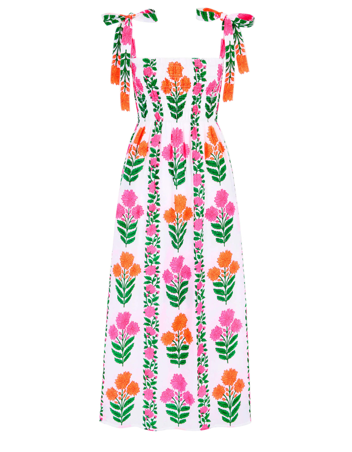 Pink City Prints Neon Border Martina Dress