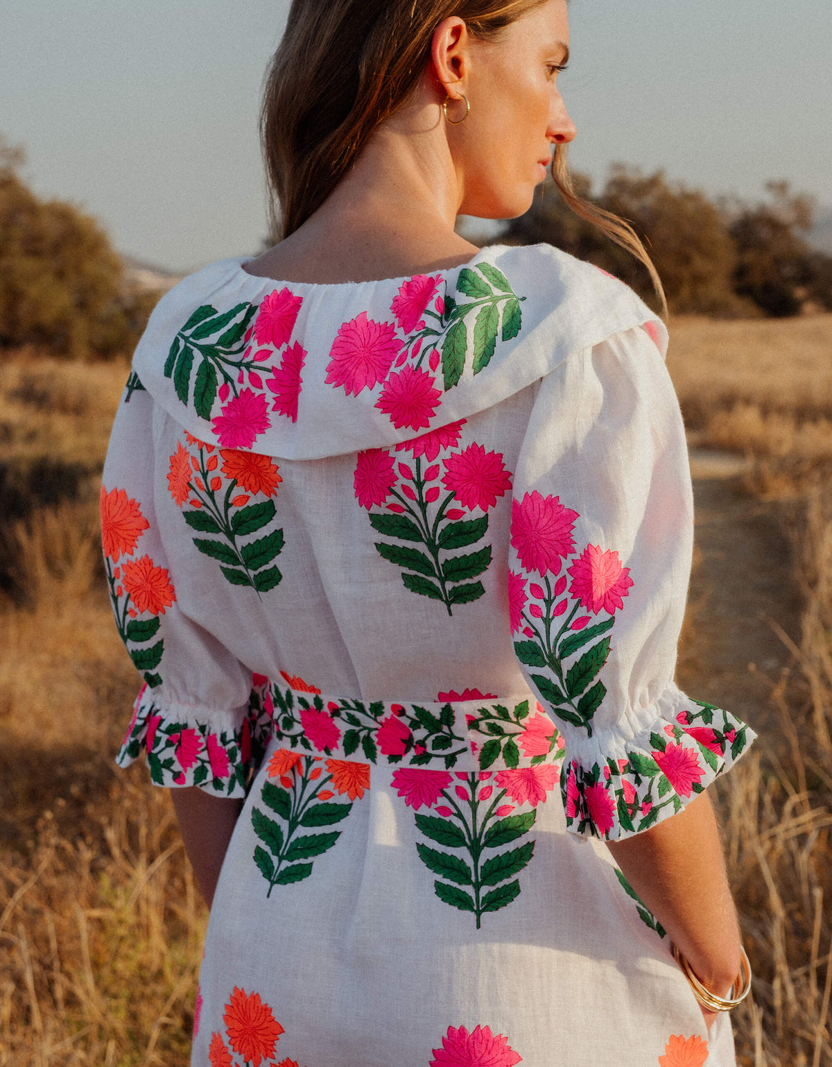 Pink City Prints Neon Buta Ava Dress