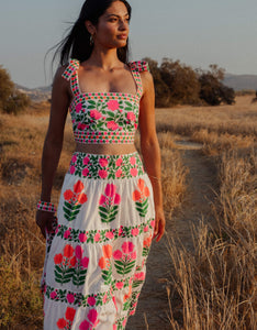 Pink City Prints Neon Buta Lara Skirt