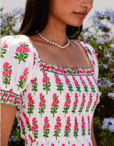 Pink City Prints Neon Buta Palermo Dress