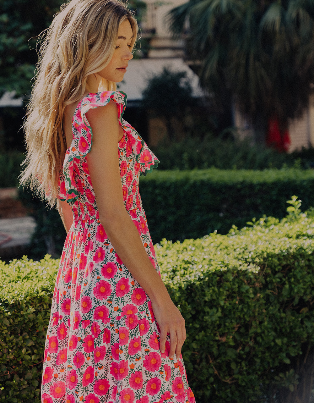 Pink City Prints Neon Poppy Susie Dress