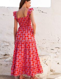 Pink City Prints Perfume Dahlia Jessica Dress