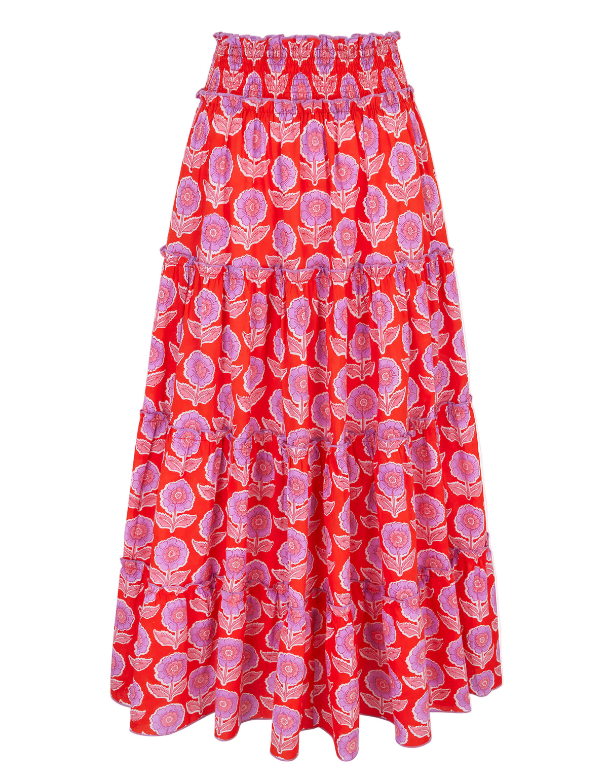 Pink City Prints Perfume Dahlia Rah Rah Skirt