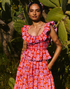 Pink City Prints Perfume Dahlia Susie Top