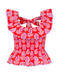 Pink City Prints Perfume Dahlia Susie Top