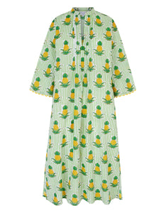 Pink City Prints Pineapple Stripe Thasos Kaftan