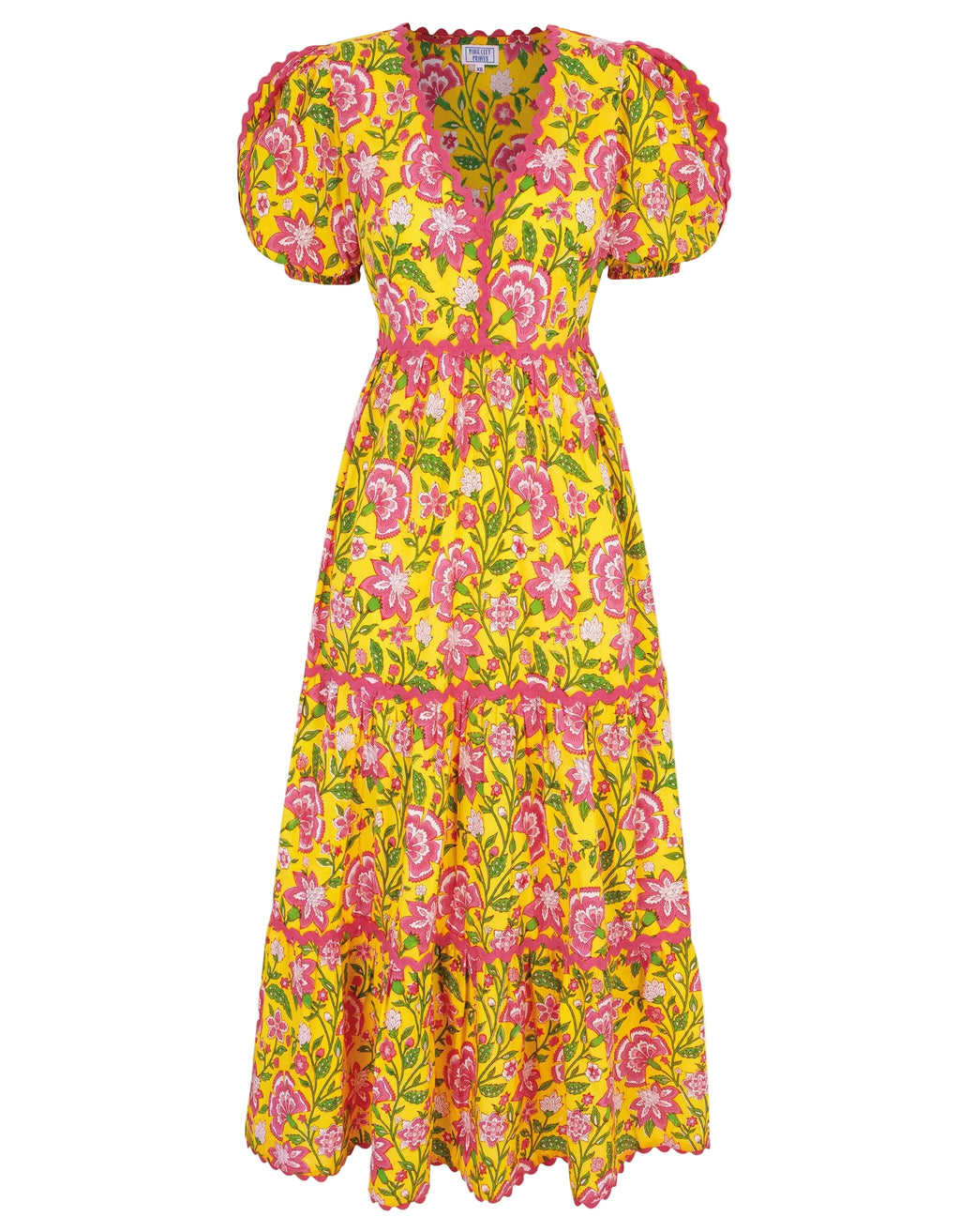 Pink City Prints Provencal Peony Jolie Dress