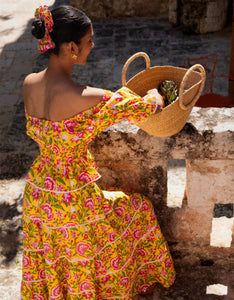 Pink City Prints Provencal Peony Katie Top