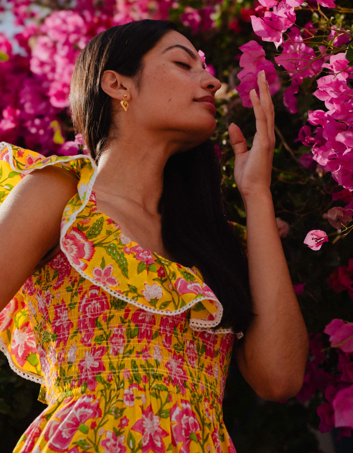 Pink City Prints Provencal Peony Susie Dress