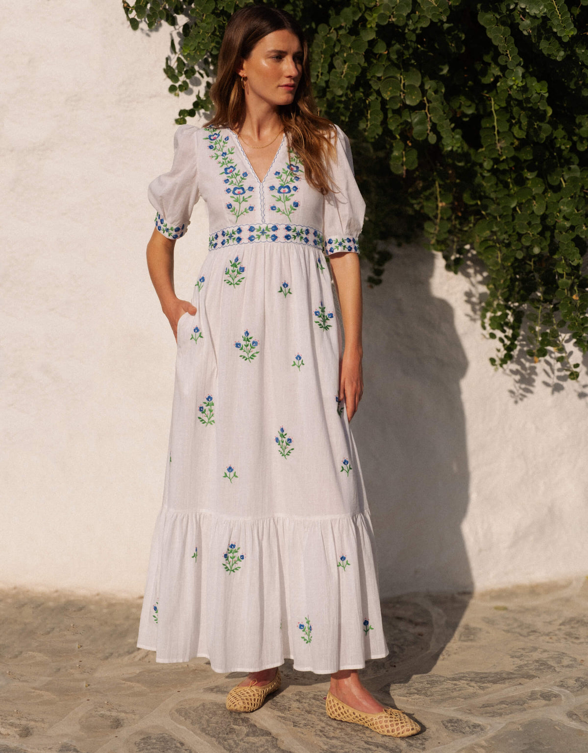 Pink City Prints Provencal Perfume Alicia Dress