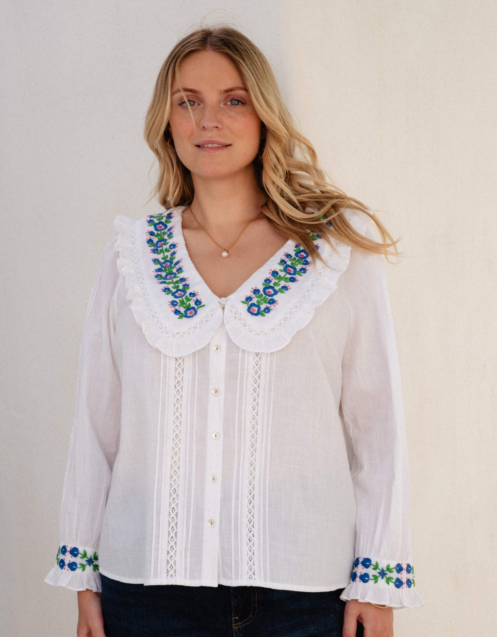 Pink City Prints Provencal Perfume Ava Top