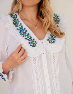 Pink City Prints Provencal Perfume Ava Top