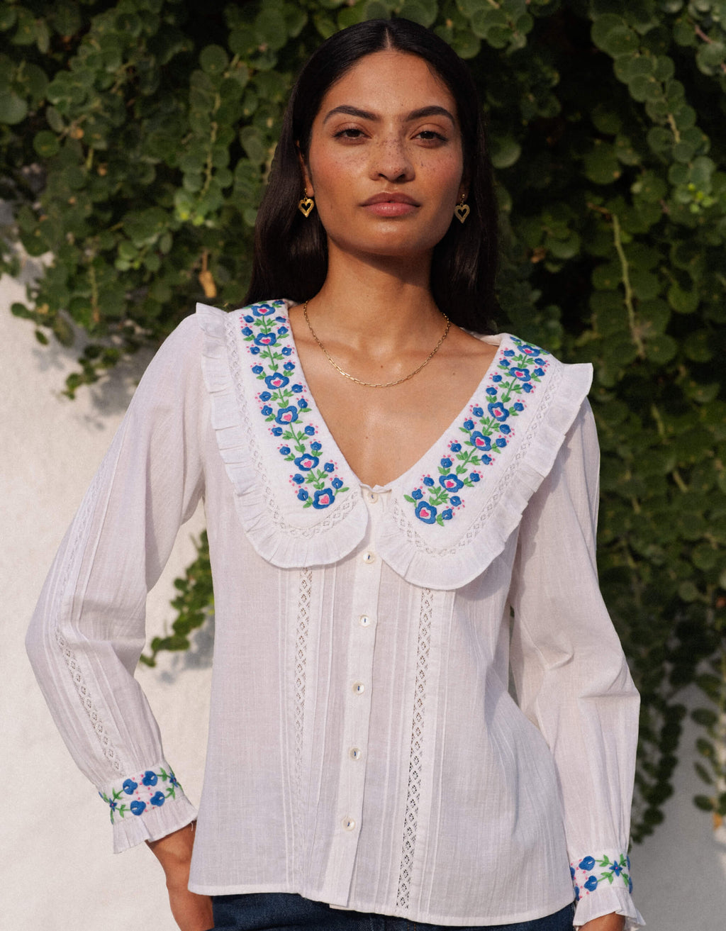 Pink City Prints Provencal Perfume Ava Top