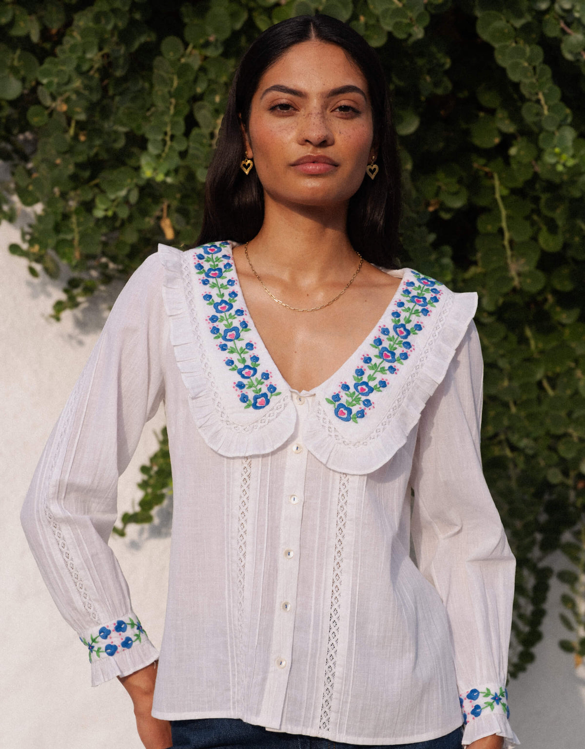 Pink City Prints Provencal Perfume Ava Top