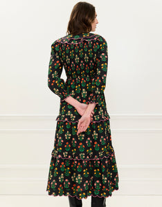 Pink City Prints Rose Buta Rita Dress