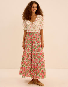 Pink City Prints Rosebud Posey Ava Blouse