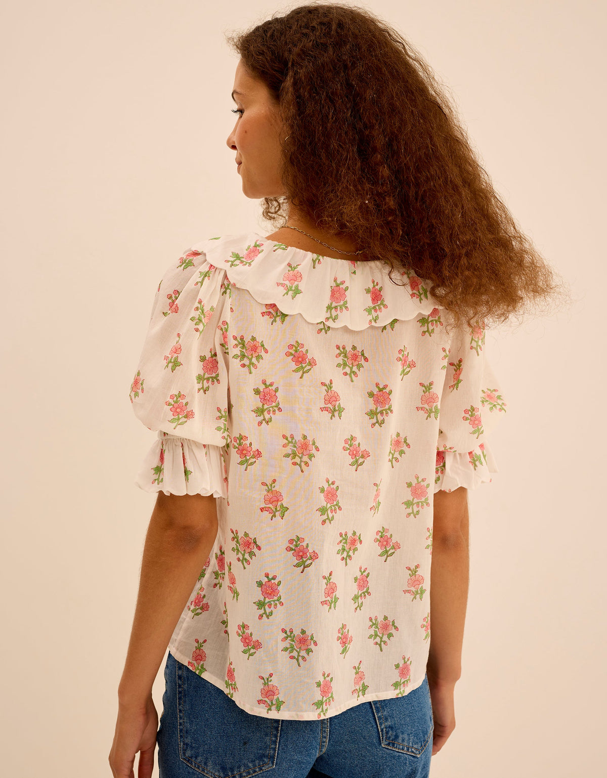 Pink City Prints Rosebud Posey Ava Blouse