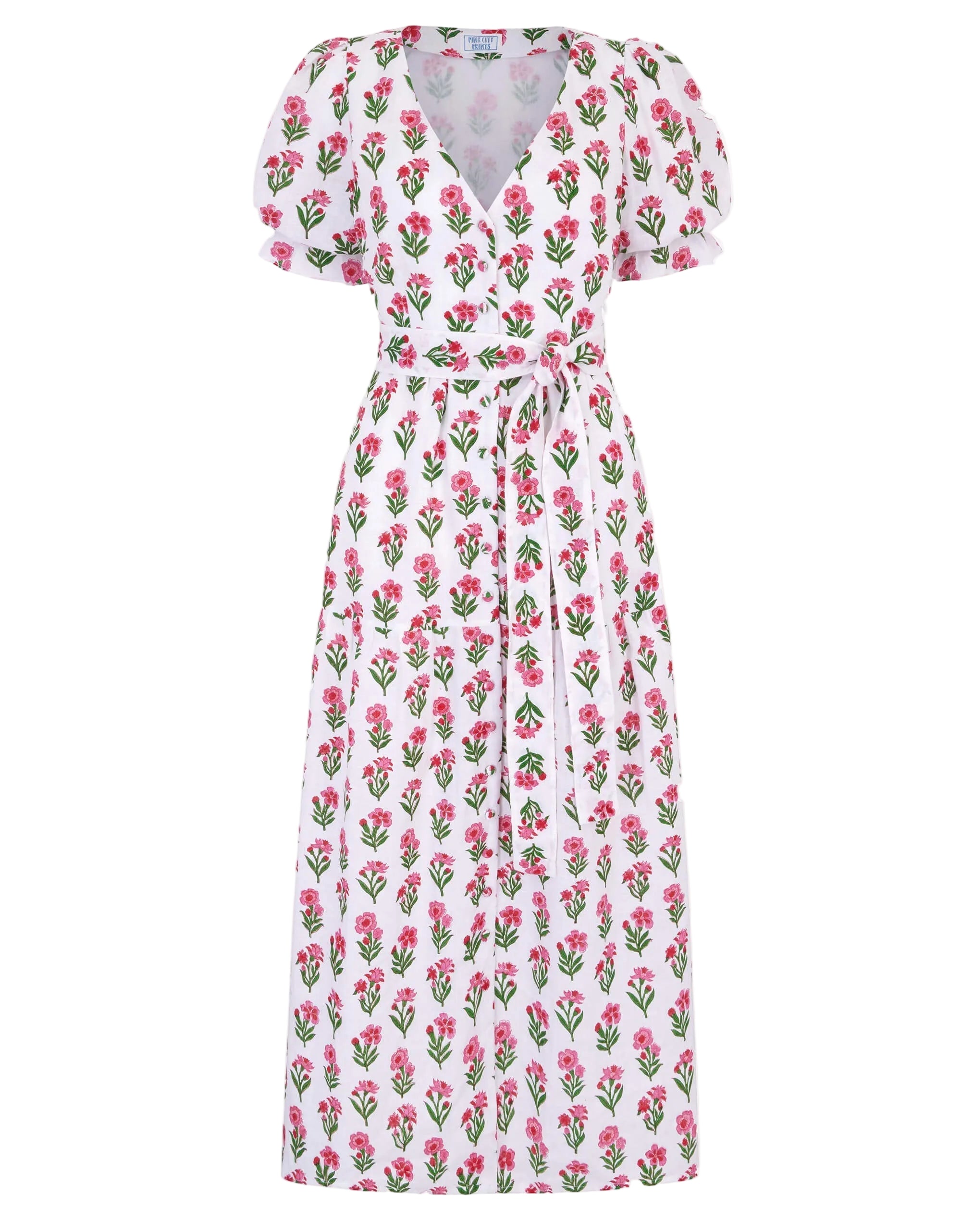 Pink City Prints Ruby Bloom Francis Dress