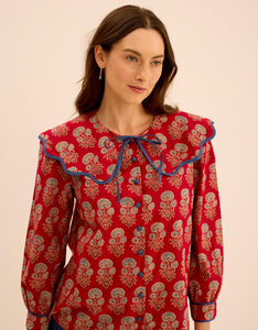 Pink City Prints Ruby Buta Apple Blouse