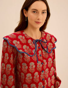 Pink City Prints Ruby Buta Apple Blouse