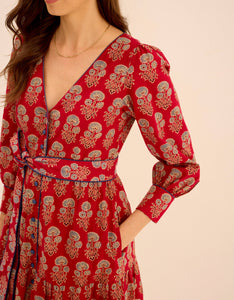 Pink City Prints Ruby Buta Francis Dress