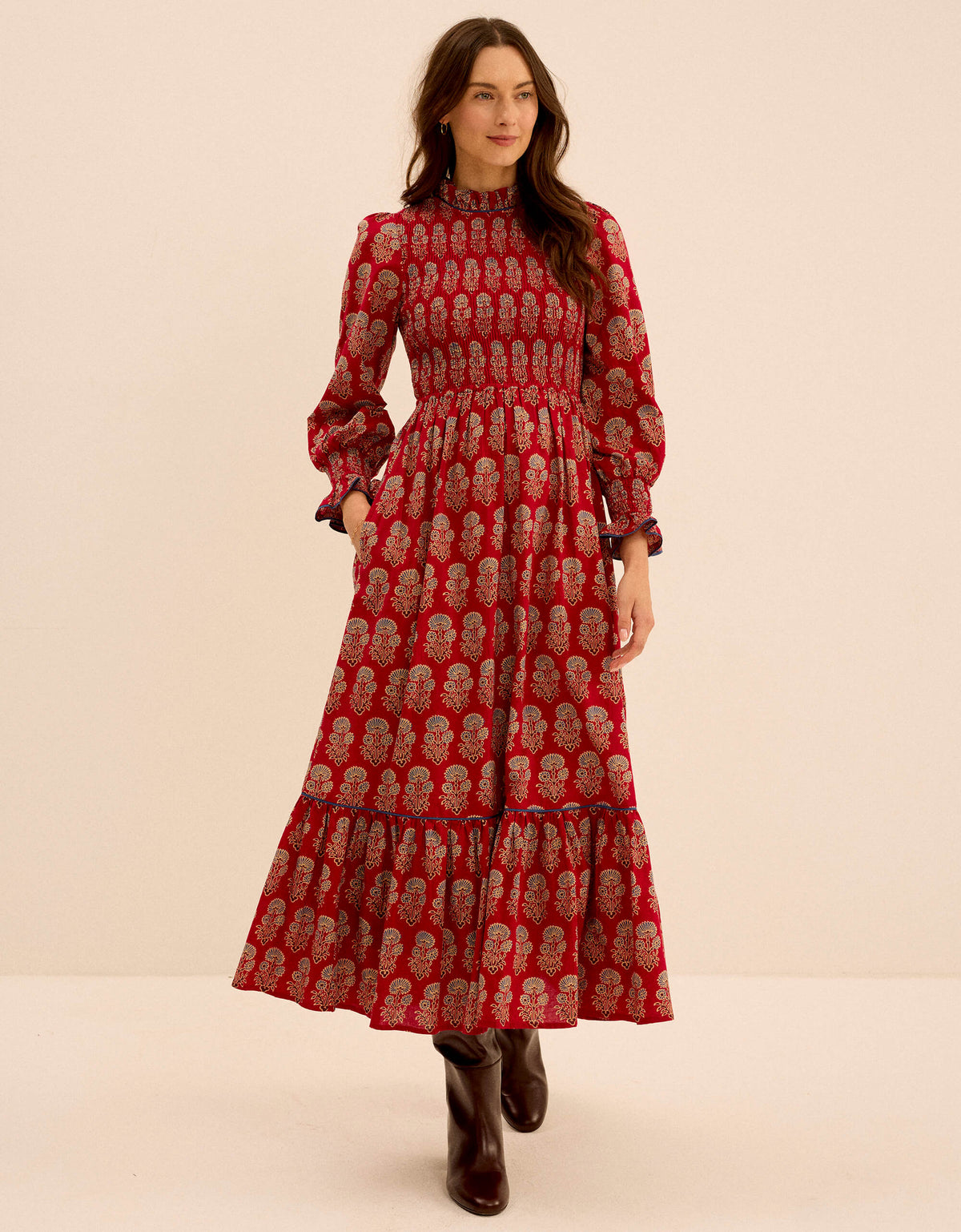 Pink City Prints Ruby Buta Isabel Dress
