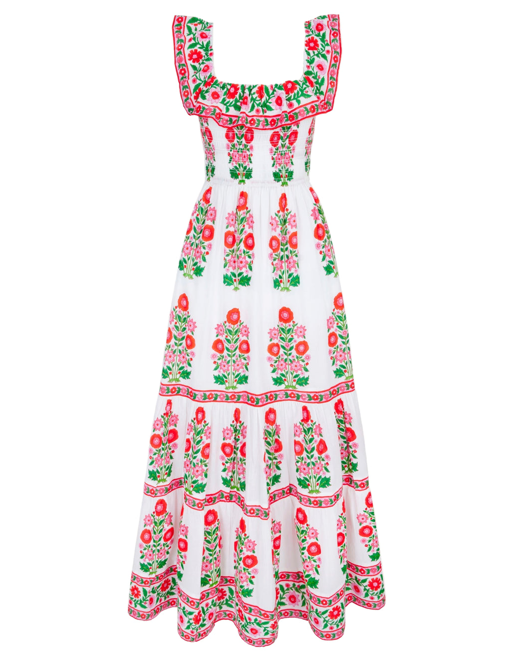 Pink City Prints Ruby Poppy Carrie Dress
