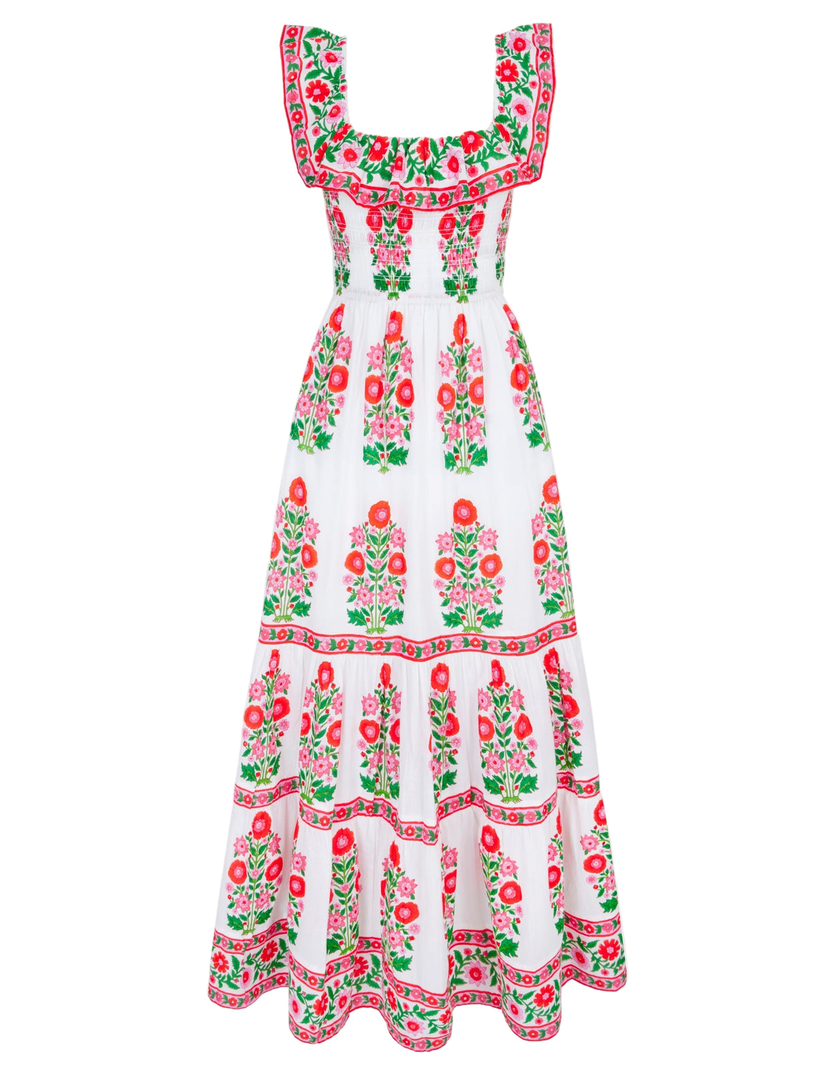 Pink City Prints Ruby Poppy Carrie Dress