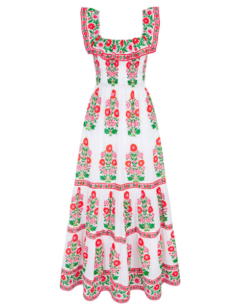 Pink City Prints Carrie Dress - Floral / S Pink City Prints Carrie Dress - Floral / S