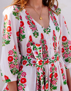 Pink City Prints Ruby Poppy Cayman Kaftan