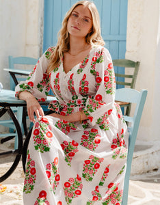Pink City Prints Ruby Poppy Cayman Kaftan
