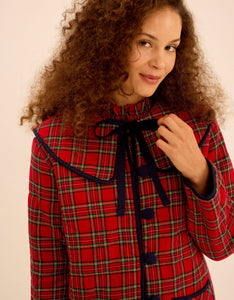 Pink City Prints Ruby Tartan Simone Jacket