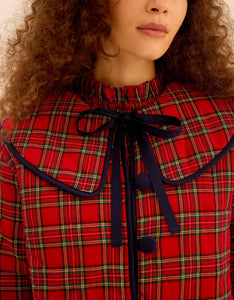 Pink City Prints Ruby Tartan Simone Jacket