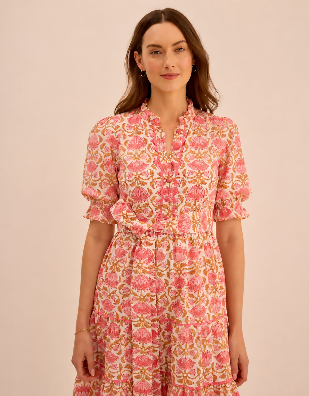 Pink City Prints Sienna Rose Matilda Dress