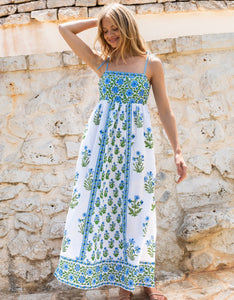 Pink City Prints Sky Lily Mix Aimee Dress