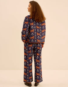 Pink City Prints Tiger Border Stevie Jacket