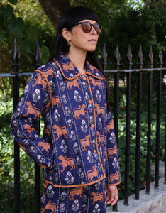 Pink City Prints Tiger Border Stevie Jacket