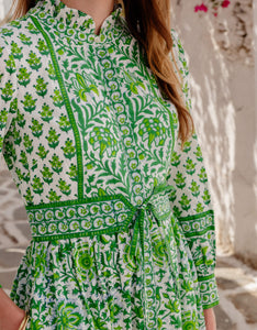 Pink City Prints Verdant Botanics Gemma Dress