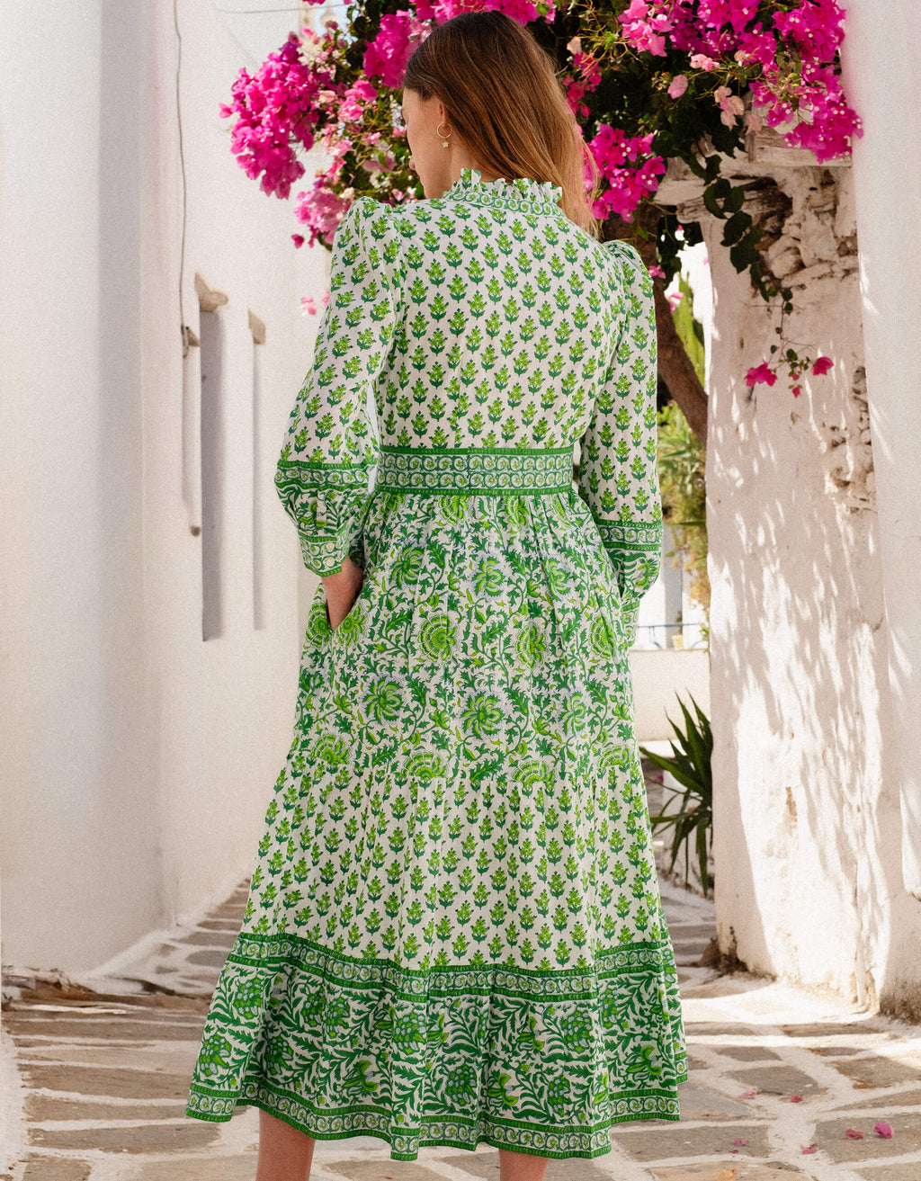 Pink City Prints Verdant Botanics Gemma Dress